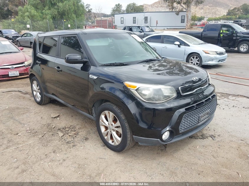 2016 Kia Soul VIN KNDJP3A51G7328668 IAAI salvage auction — NORMAL WEAR, Clear - Dealer Only (California), sold $675 on 2026-07-14 (photo 1)