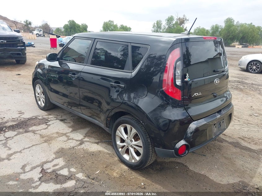 2016 Kia Soul VIN KNDJP3A51G7328668 IAAI salvage auction — NORMAL WEAR, Clear - Dealer Only (California), sold $675 on 2026-07-14 (photo 3)