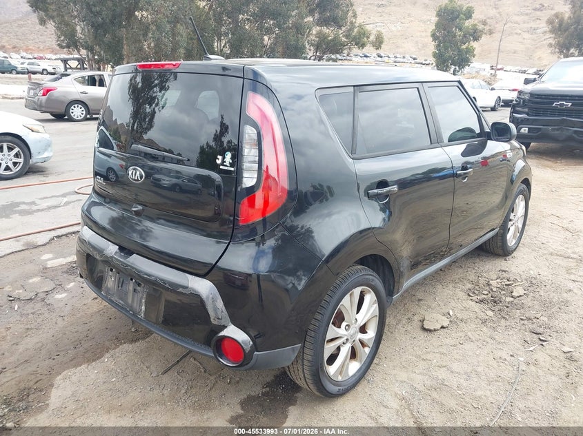 2016 Kia Soul VIN KNDJP3A51G7328668 IAAI salvage auction — NORMAL WEAR, Clear - Dealer Only (California), sold $675 on 2026-07-14 (photo 4)