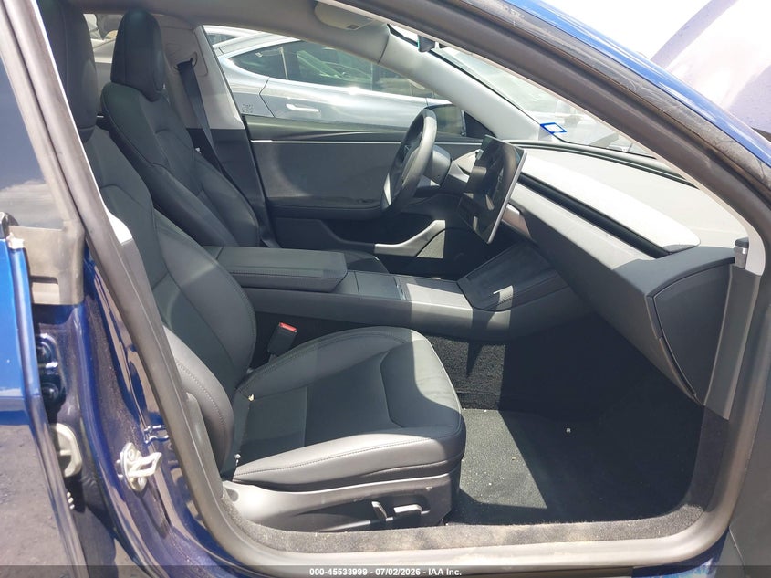 2024 Tesla Model 3 VIN 5YJ3E1EA6RF836352 IAAI salvage auction — SIDE, Original (Texas), sold $12,500 on 2026-07-20 (photo 5)