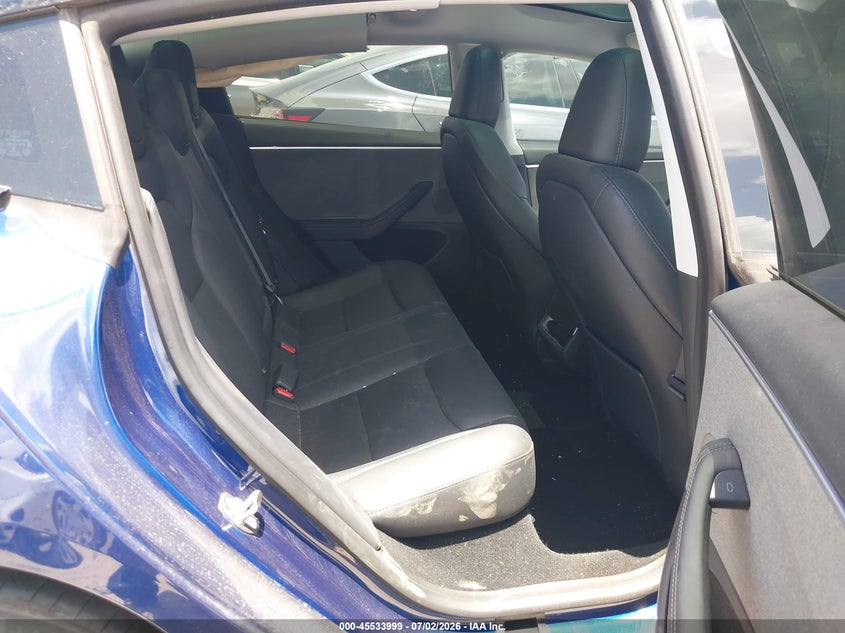 2024 Tesla Model 3 VIN 5YJ3E1EA6RF836352 IAAI salvage auction — SIDE, Original (Texas), sold $12,500 on 2026-07-20 (photo 8)