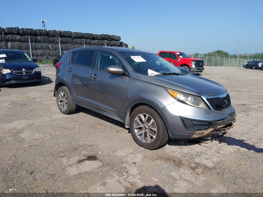 2014 Kia Sportage VIN KNDPBCAC1E7601628 IAAI salvage auction — SIDE, Salvage (Pennsylvania), sold $575 on 2026-07-16 (photo 1)