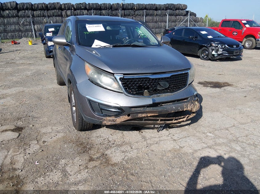2014 Kia Sportage VIN KNDPBCAC1E7601628 IAAI salvage auction — SIDE, Salvage (Pennsylvania), sold $575 on 2026-07-16 (photo 6)