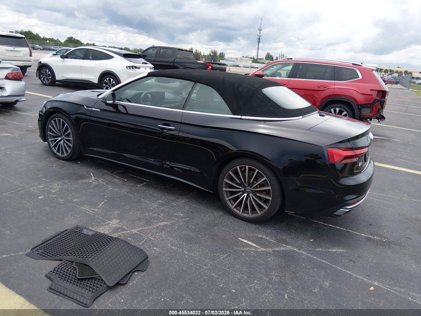 2020 Audi A5 VIN WAUWNGF52LN002327 IAAI salvage auction — SIDE, Rebuildable (Florida), sold $13,150 on 2026-07-16 (photo 3)