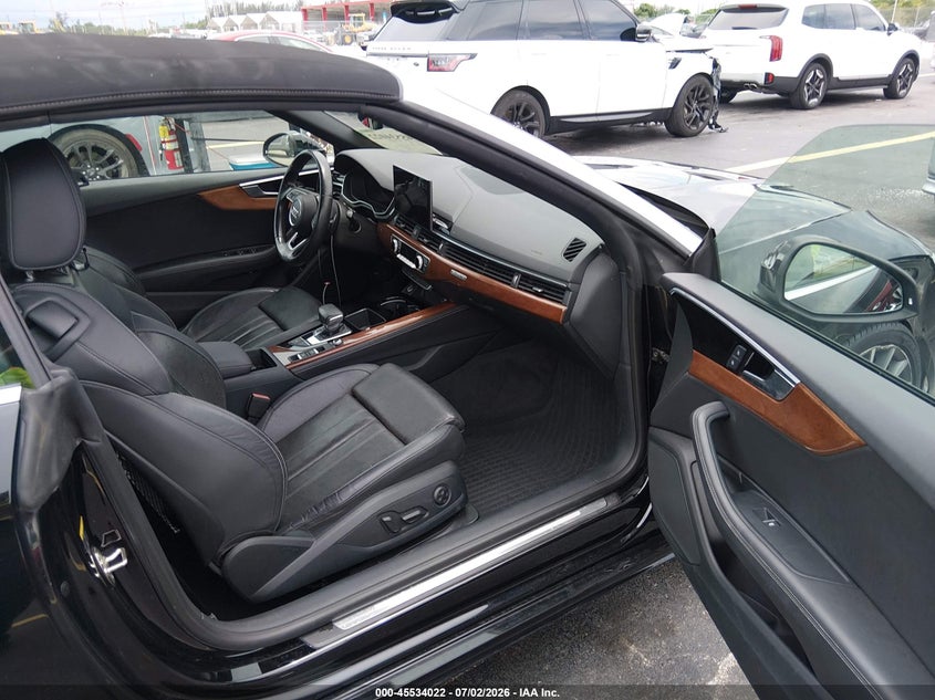 2020 Audi A5 VIN WAUWNGF52LN002327 IAAI salvage auction — SIDE, Rebuildable (Florida), sold $13,150 on 2026-07-16 (photo 5)