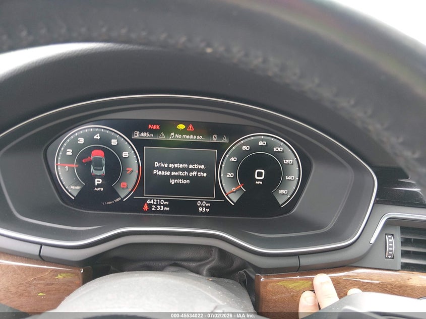 2020 Audi A5 VIN WAUWNGF52LN002327 IAAI salvage auction — SIDE, Rebuildable (Florida), sold $13,150 on 2026-07-16 (photo 7)