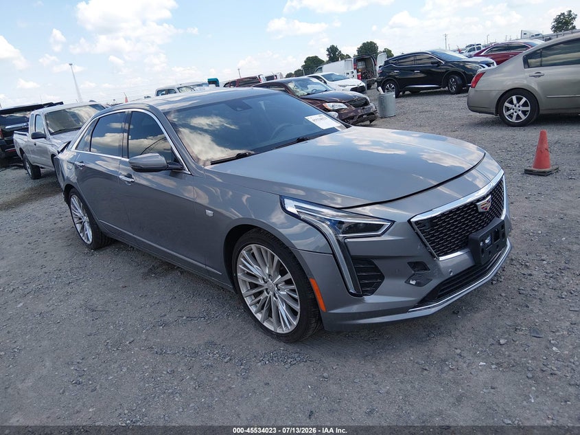 2020 Cadillac Ct6 VIN 1G6KE5RS7LU100043 IAAI salvage auction — REAR END, Salvage Title, sold $11,700 on 2026-09-30 (photo 1)