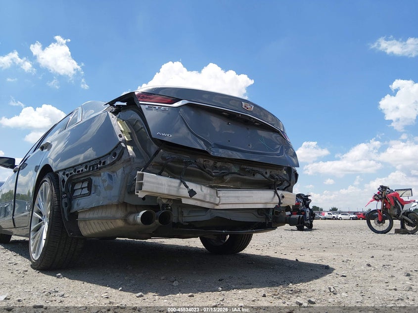 2020 Cadillac Ct6 VIN 1G6KE5RS7LU100043 IAAI salvage auction — REAR END, Salvage Title, sold $11,700 on 2026-09-30 (photo 6)