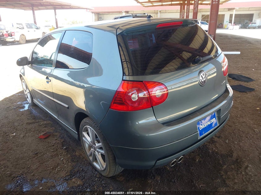 2007 Volkswagen Rabbit VIN WVWAS71K47W175947 IAAI salvage auction — LEFT FRONT, Salvage (Arizona), sold $1,000 on 2026-07-28 (photo 3)