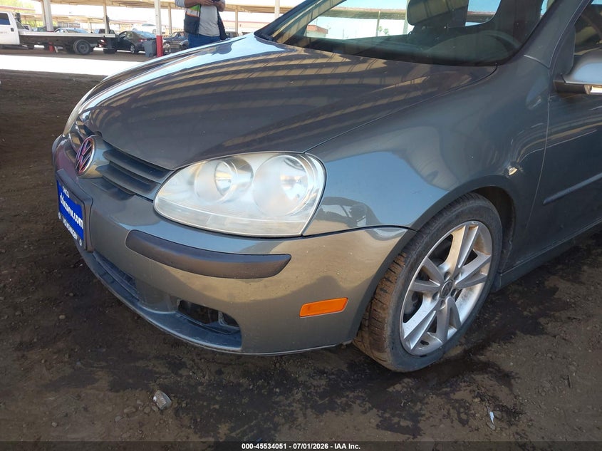 2007 Volkswagen Rabbit VIN WVWAS71K47W175947 IAAI salvage auction — LEFT FRONT, Salvage (Arizona), sold $1,000 on 2026-07-28 (photo 6)