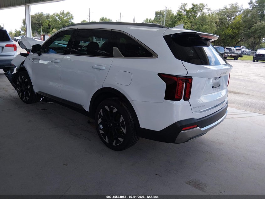 2024 Kia Sorento VIN 5XYRK4JF1RG304702 IAAI salvage auction — LEFT FRONT, Salvage Title, sold $6,300 on 2026-08-02 (photo 3)