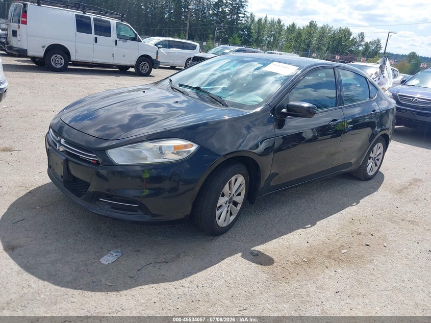 2014 Dodge Dart VIN 1C3CDFDH8ED902520 IAAI salvage auction — NORMAL WEAR, Clear (Washington), sold $275 on 2026-07-22 (photo 2)