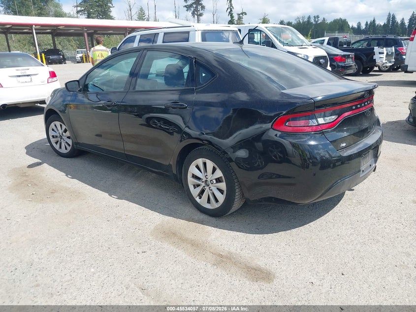 2014 Dodge Dart VIN 1C3CDFDH8ED902520 IAAI salvage auction — NORMAL WEAR, Clear (Washington), sold $275 on 2026-07-22 (photo 3)