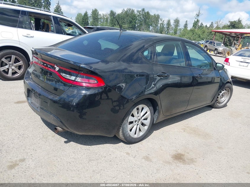 2014 Dodge Dart VIN 1C3CDFDH8ED902520 IAAI salvage auction — NORMAL WEAR, Clear (Washington), sold $275 on 2026-07-22 (photo 4)
