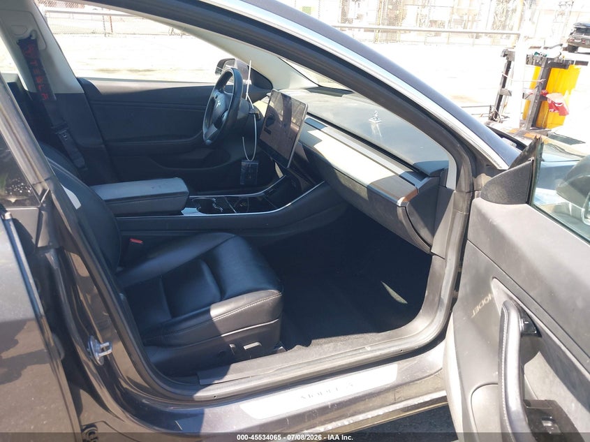 2018 Tesla Model 3 VIN 5YJ3E1EA4JF053924 IAAI salvage auction — LEFT FRONT, Salvage (California), sold $3,600 on 2026-07-30 (photo 5)