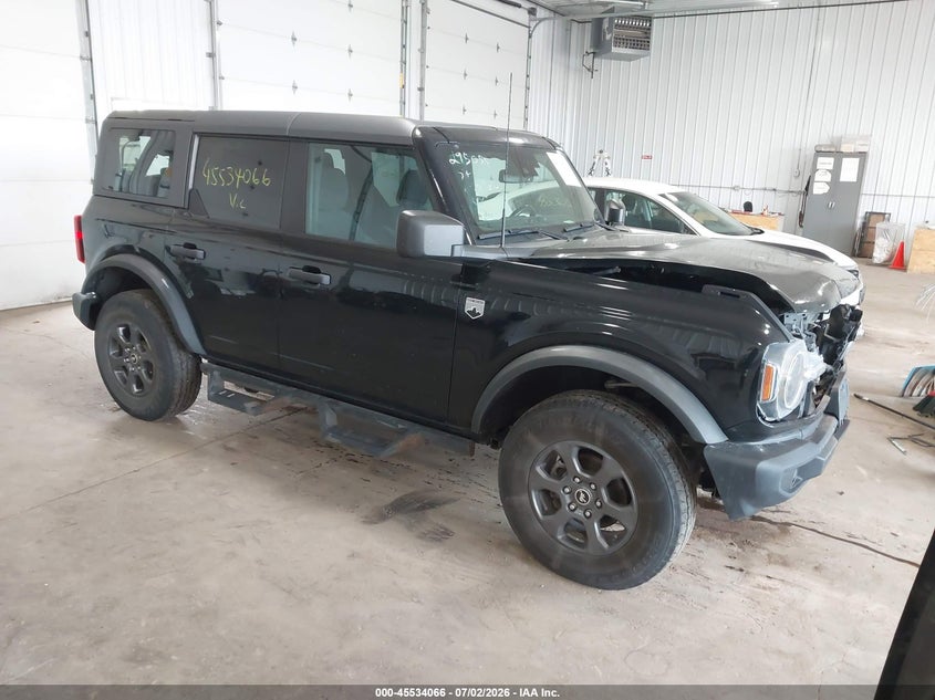 2022 Ford Bronco VIN 1FMEE5BP4NLB55683 IAAI salvage auction — FRONT END, Salvage Title, sold $11,450 on 2026-09-06 (photo 1)