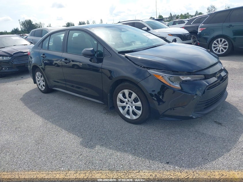 2025 Toyota Corolla VIN 5YFB4MDE9SP274235 IAAI salvage auction — FRONT END, Rebuildable (Florida), sold $5,625 on 2026-07-16 (photo 1)