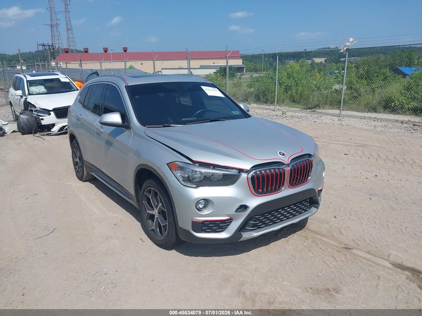 2018 BMW X1 VIN WBXHT3C34J5L32919 IAAI salvage auction — RIGHT FRONT, Salvage (Pennsylvania), sold $2,800 on 2026-07-28 (photo 1)