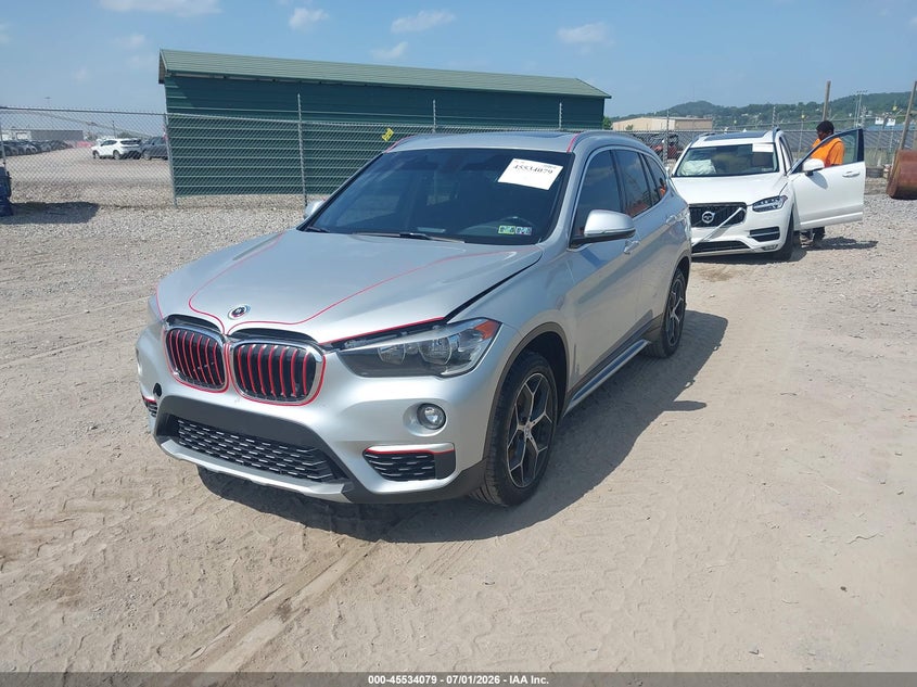2018 BMW X1 VIN WBXHT3C34J5L32919 IAAI salvage auction — RIGHT FRONT, Salvage (Pennsylvania), sold $2,800 on 2026-07-28 (photo 2)