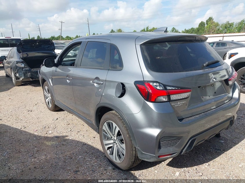2024 Mitsubishi Outlander VIN JA4ARUAU2RU016879 IAAI salvage auction — FRONT END, Enterprise Vehicles Clear Only (Texas), sold $9,150 on 2026-07-09 (photo 3)