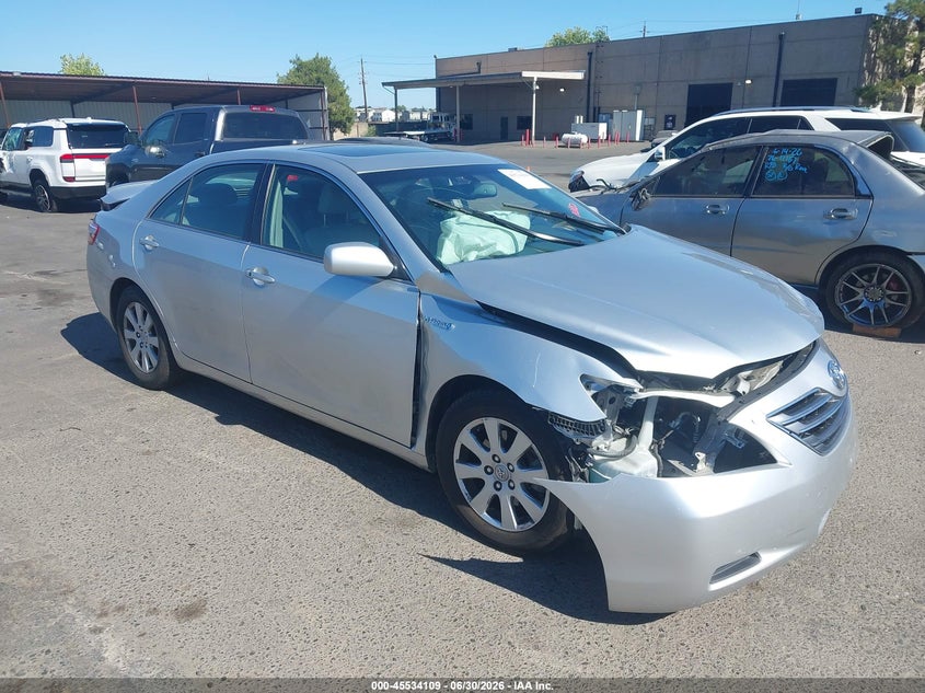 2007 Toyota Camry VIN JTNBB46K473025975 IAAI salvage auction — FRONT END, Salvage (California), sold $525 on 2026-07-31 (photo 1)