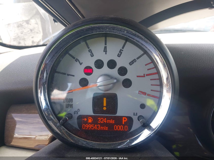 2008 Mini Cooper VIN WMWMM33528TP88253 IAAI salvage auction — MECHANICAL, Clear (Washington), sold $450 on 2026-07-14 (photo 7)
