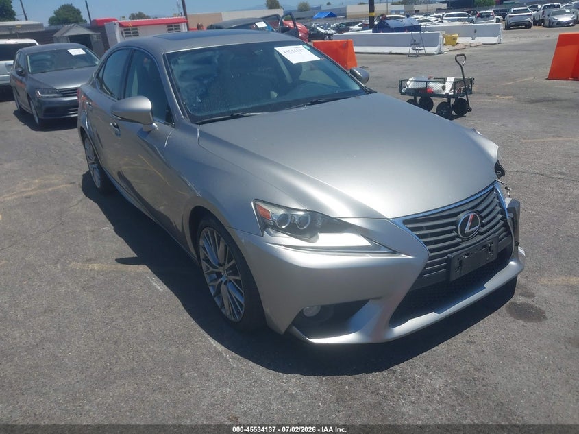 2014 Lexus Is VIN JTHBF1D27E5011398 IAAI salvage auction — FRONT END, Salvage Title, sold $3,150 on 2026-07-20 (photo 1)