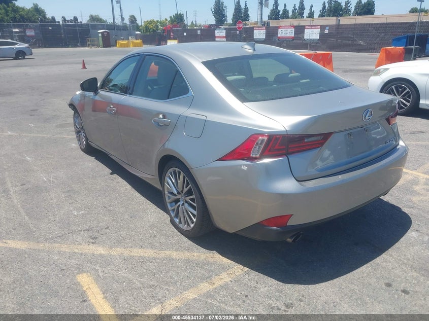 2014 Lexus Is VIN JTHBF1D27E5011398 IAAI salvage auction — FRONT END, Salvage Title, sold $3,150 on 2026-07-20 (photo 3)