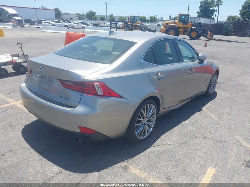 2014 Lexus Is VIN JTHBF1D27E5011398 IAAI salvage auction — FRONT END, Salvage Title, sold $3,150 on 2026-07-20 (photo 4)