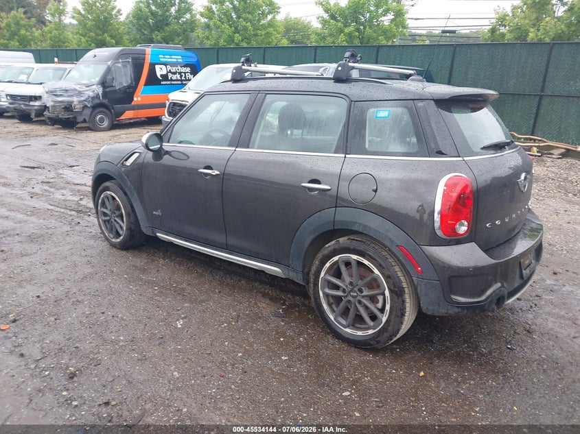 2016 Mini Countryman VIN WMWZC5C52GWU00391 IAAI salvage auction — FRONT END, Mv-907A (New York), sold $900 on 2026-08-11 (photo 3)