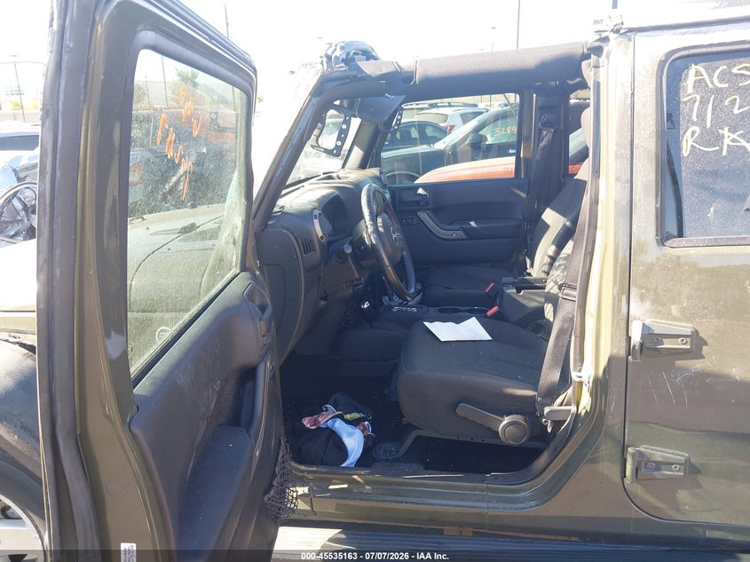 2016 Jeep Wrangler / VIN 1C4BJWDG4GL101471 IAAI salvage auction — ROLLOVER, Salvage Certificate (California), sold $4,350 on 2026-07-24 (photo 5)