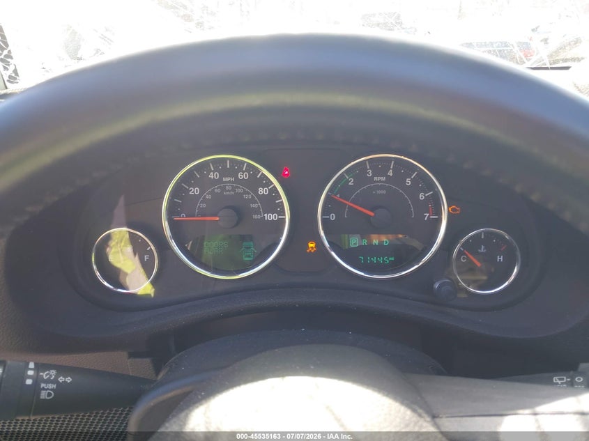 2016 Jeep Wrangler / VIN 1C4BJWDG4GL101471 IAAI salvage auction — ROLLOVER, Salvage Certificate (California), sold $4,350 on 2026-07-24 (photo 7)