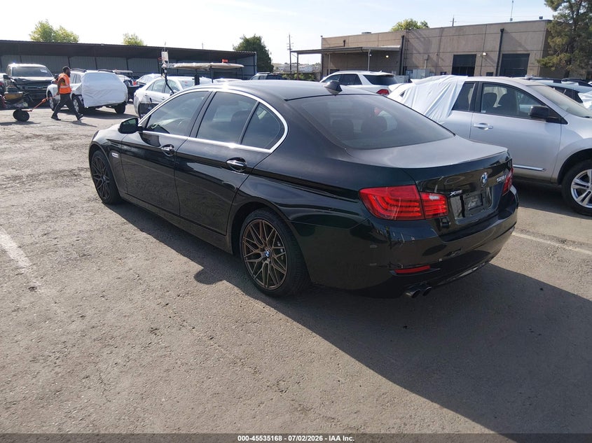 2015 BMW 5er VIN WBA5A7C57FD628204 IAAI salvage auction — RIGHT SIDE, Salvage (California), sold $2,550 on 2026-07-16 (photo 3)