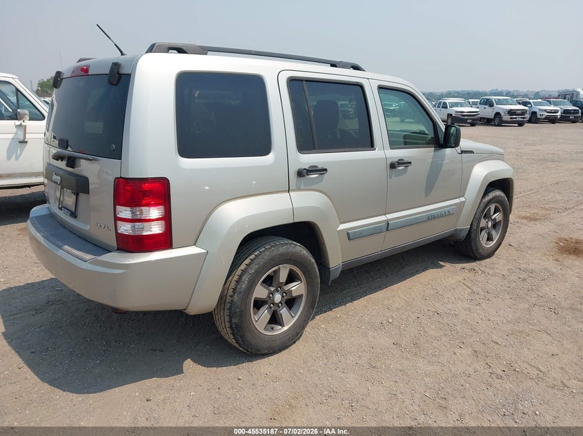 2008 Jeep Liberty VIN 1J8GN28K18W140559 IAAI salvage auction — ENGINE DAMAGE, Clear (Colorado), sold $325 on 2026-07-22 (photo 4)