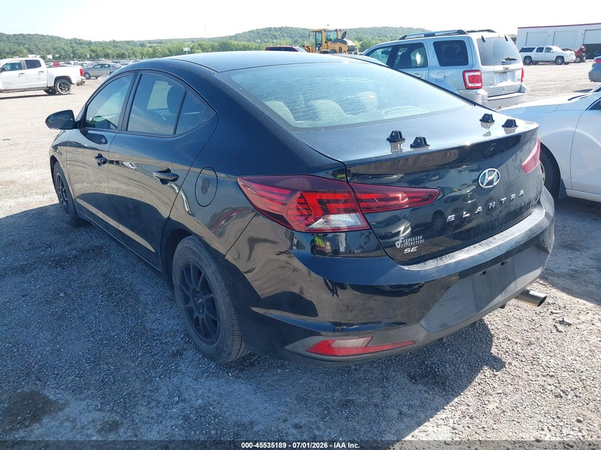 2020 Hyundai Elantra VIN KMHD74LF8LU997956 IAAI salvage auction — NORMAL WEAR, Clear - Public Restricted (Oklahoma), sold $1,600 on 2026-07-14 (photo 3)