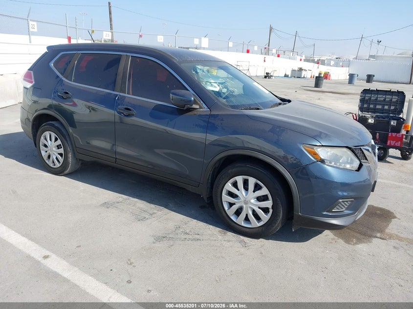 2016 Nissan Rogue VIN JN8AT2MT4GW002115 IAAI salvage auction — FRONT END, Salvage (California), sold $750 on 2026-07-22 (photo 1)
