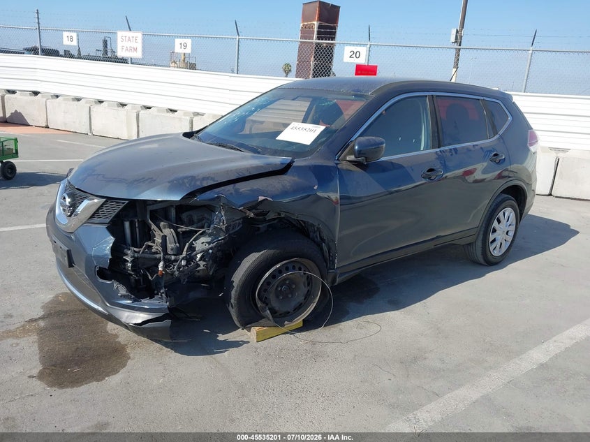 2016 Nissan Rogue VIN JN8AT2MT4GW002115 IAAI salvage auction — FRONT END, Salvage (California), sold $750 on 2026-07-22 (photo 2)