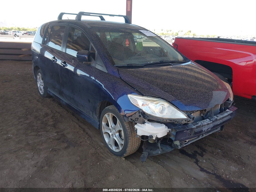 2010 Mazda 5 VIN JM1CR2W3XA0384144 IAAI salvage auction — NORMAL WEAR, Clear-Dealer Only (Arizona), sold $750 on 2026-07-28 (photo 1)