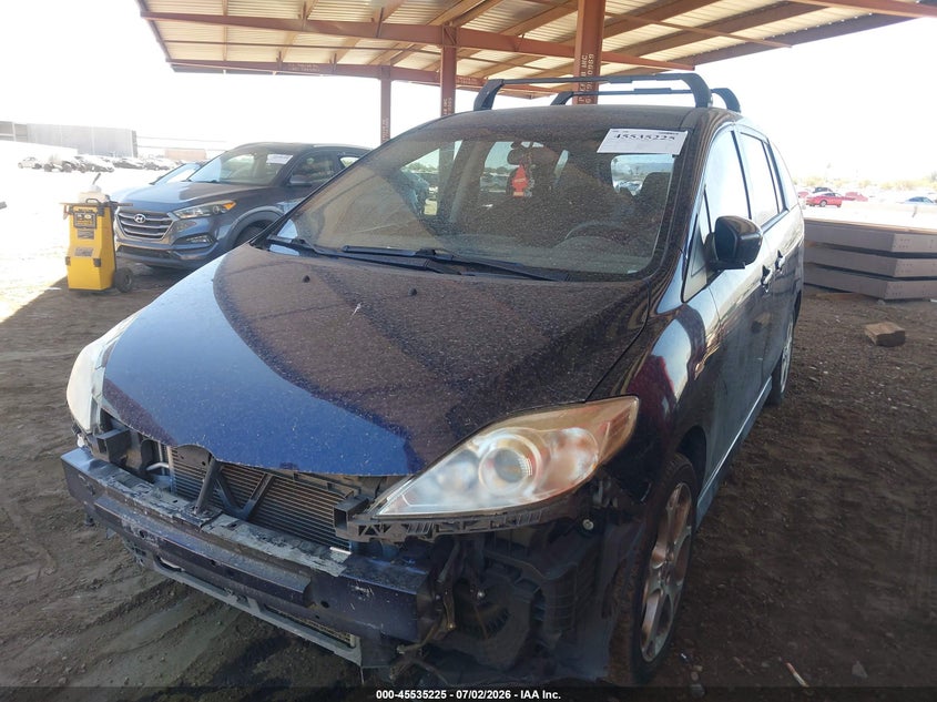 2010 Mazda 5 VIN JM1CR2W3XA0384144 IAAI salvage auction — NORMAL WEAR, Clear-Dealer Only (Arizona), sold $750 on 2026-07-28 (photo 2)