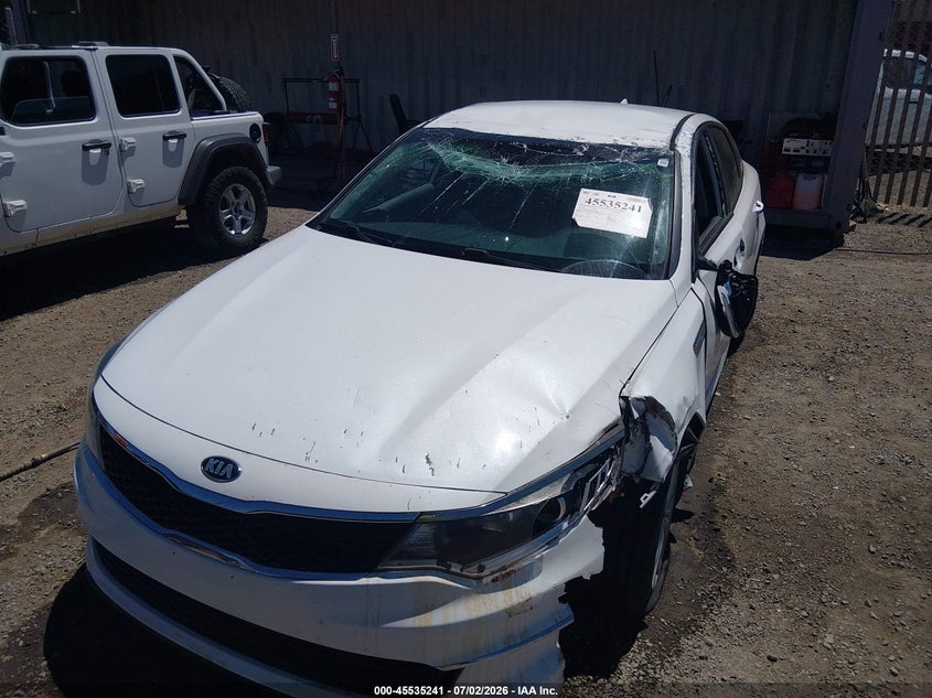 2018 Kia Optima VIN 5XXGT4L36JG258588 IAAI salvage auction — THEFT, Salvage Title, sold $1,000 on 2026-09-10 (photo 6)