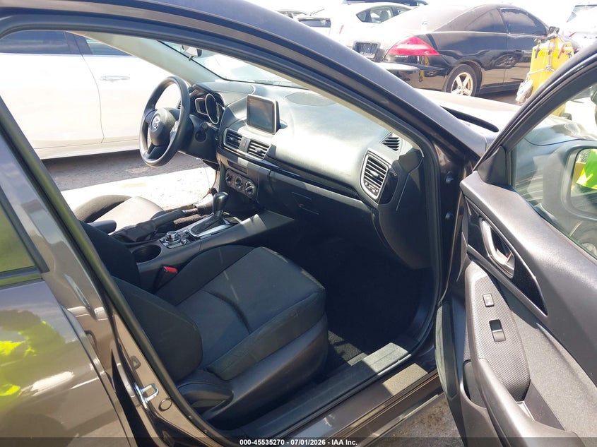 2015 Mazda 3 VIN 3MZBM1K77FM155418 IAAI salvage auction — LEFT SIDE, Salvage (California), sold $3,400 on 2026-07-09 (photo 5)