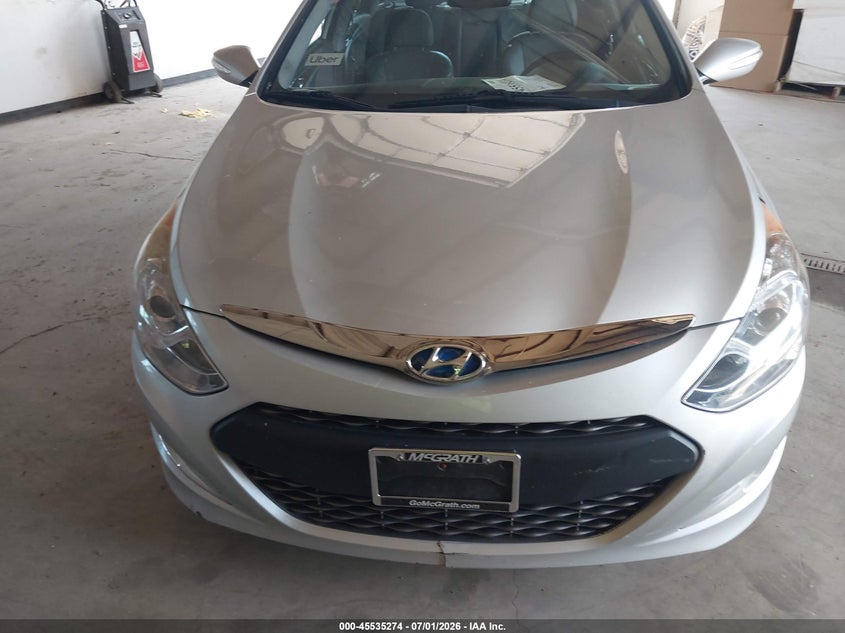 2015 Hyundai Sonata hybrid VIN KMHEC4A4XFA122580 IAAI salvage auction — NORMAL WEAR, Clear (Illinois), sold $700 on 2026-07-20 (photo 6)