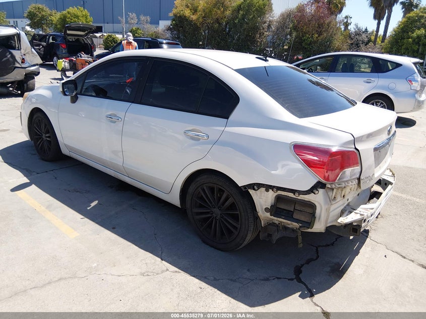 2012 Subaru Impreza VIN JF1GJAK65CH023742 IAAI salvage auction — REAR END, Salvage (California), sold $25 on 2026-07-29 (photo 3)