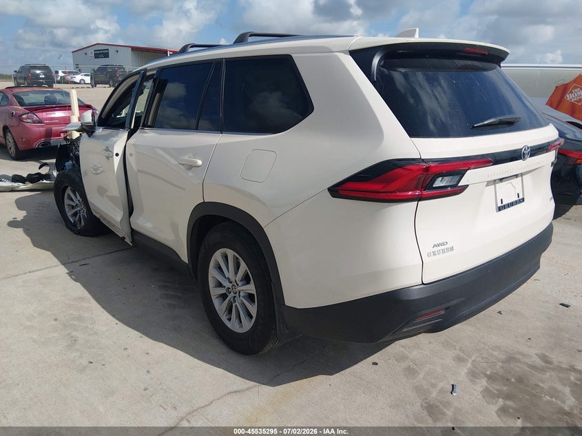 2024 Toyota Highlander VIN 5TDAAAB5XRS054190 IAAI salvage auction — FRONT END, Original (Texas), sold $21,300 on 2026-08-21 (photo 3)
