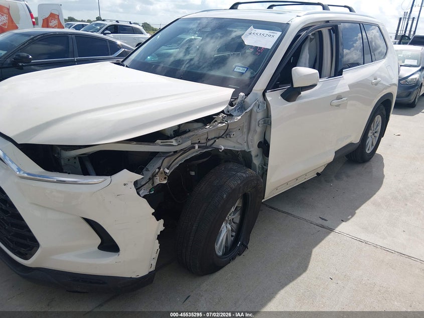 2024 Toyota Highlander VIN 5TDAAAB5XRS054190 IAAI salvage auction — FRONT END, Original (Texas), sold $21,300 on 2026-08-21 (photo 6)
