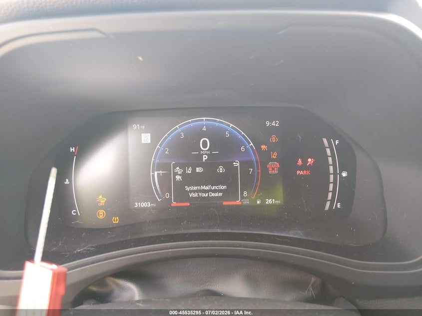 2024 Toyota Highlander VIN 5TDAAAB5XRS054190 IAAI salvage auction — FRONT END, Original (Texas), sold $21,300 on 2026-08-21 (photo 7)