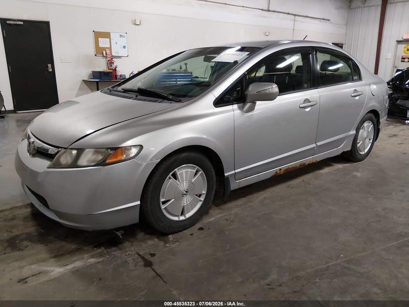 2007 Honda Civic VIN JHMFA36217S023916 IAAI salvage auction — FRONT & REAR, Salvage (Iowa), sold $350 on 2026-07-28 (photo 2)