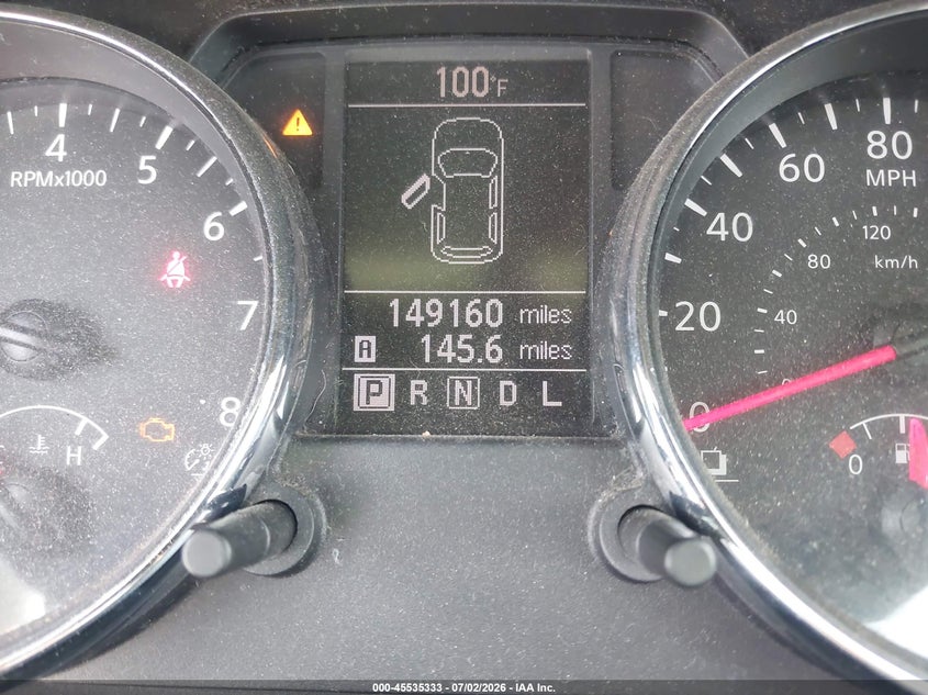 2011 Nissan Rogue VIN JN8AS5MV5BW273022 IAAI salvage auction — NORMAL WEAR, Clear (Florida), sold $325 on 2026-07-29 (photo 7)