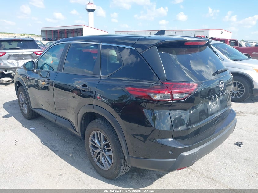 2024 Nissan Rogue VIN 5N1BT3AB1RC732601 IAAI salvage auction — HAIL, Salvage Title, sold $7,575 on 2026-07-28 (photo 3)