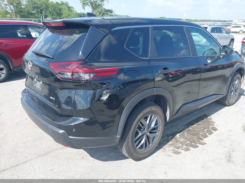 2024 Nissan Rogue VIN 5N1BT3AB1RC732601 IAAI salvage auction — HAIL, Salvage Title, sold $7,575 on 2026-07-28 (photo 4)